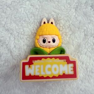 Pop Mart Labubu Mini Market Fridge Magnet Corn